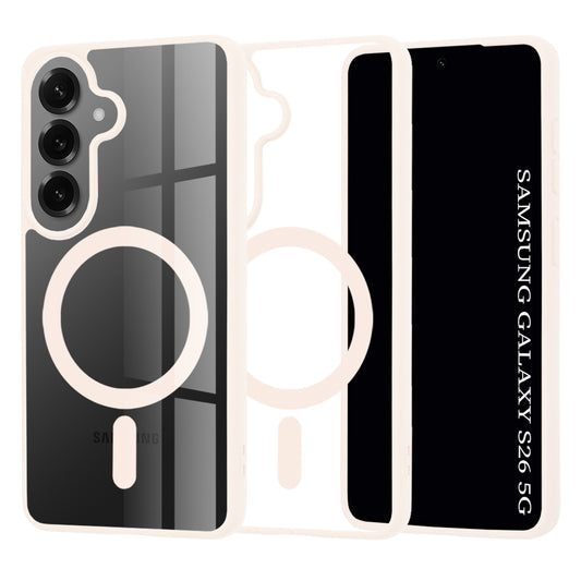 Custodia MagSafe per Samsung Galaxy S26, Techsuit, Pro, Rosa