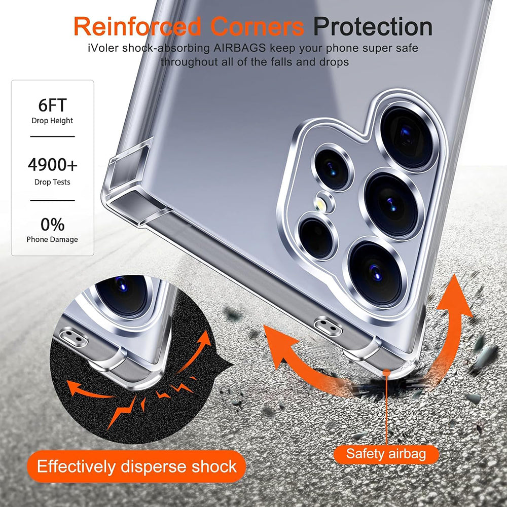 MagSafe Case for Samsung Galaxy S26, Techsuit, Shockproof, Transparent