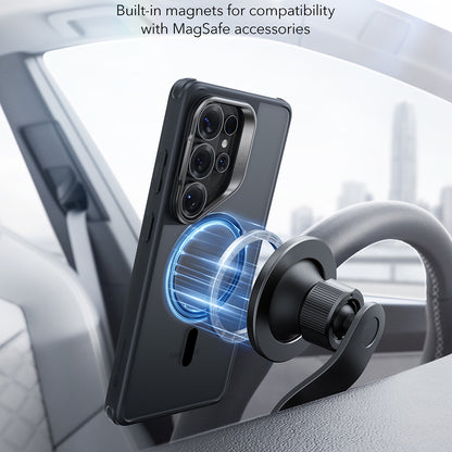 Custodia MagSafe per Samsung Galaxy S26 Ultra, ESR, Classic Hybrid Kickstand, Nera Satinata