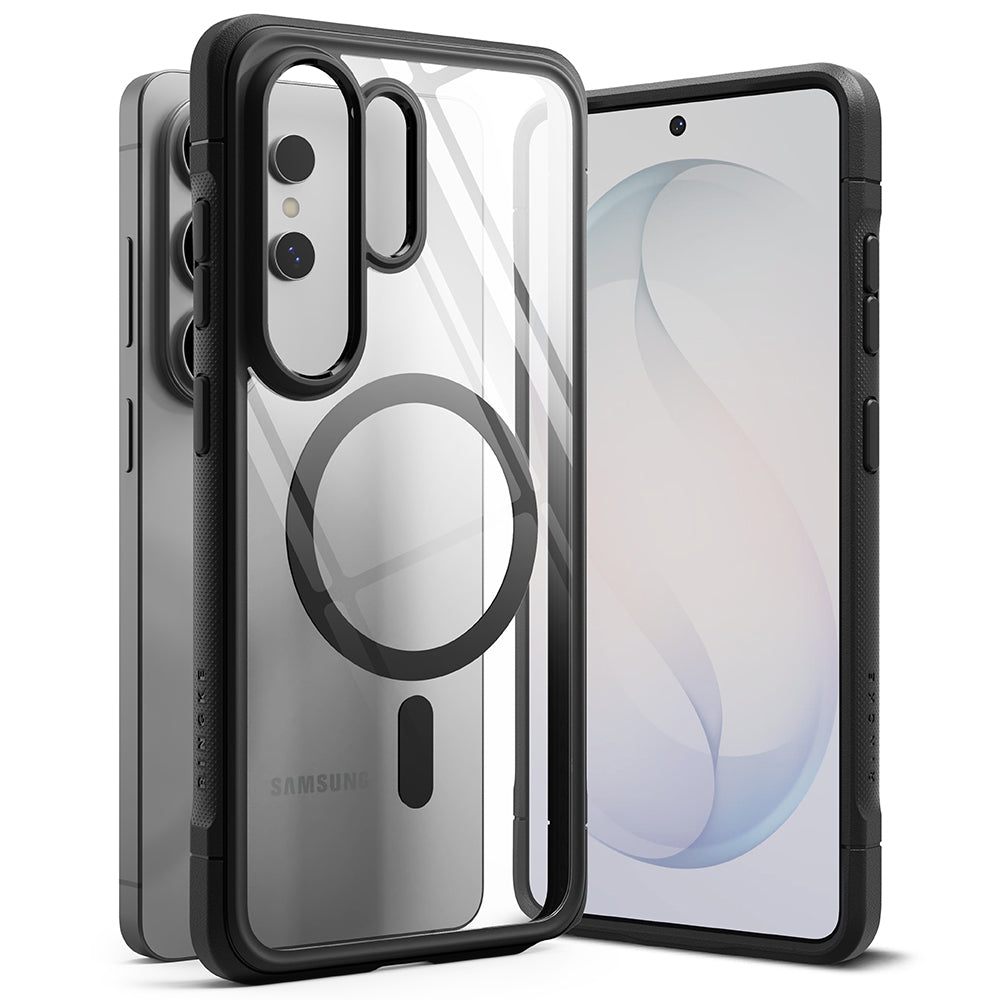 Custodia MagSafe per Samsung Galaxy S26 Ultra, Ringke, Fusion Bold, Nera