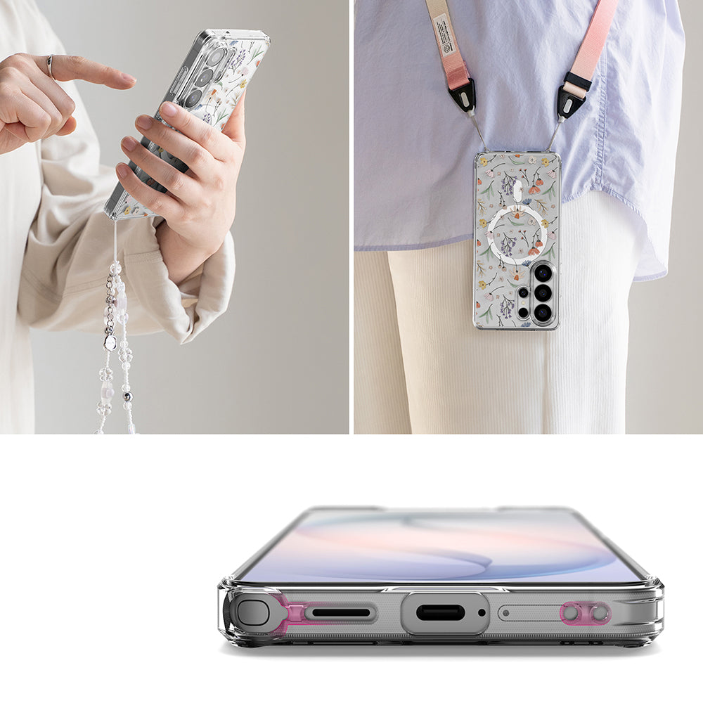 Custodia MagSafe per Samsung Galaxy S26 Ultra S948, Ringke, Fusion, Multicolore
