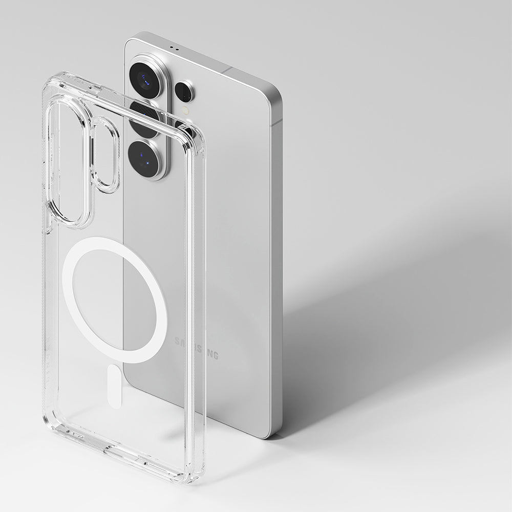 Custodia MagSafe per Samsung Galaxy S26 Ultra, Ringke, Fusion, Trasparente