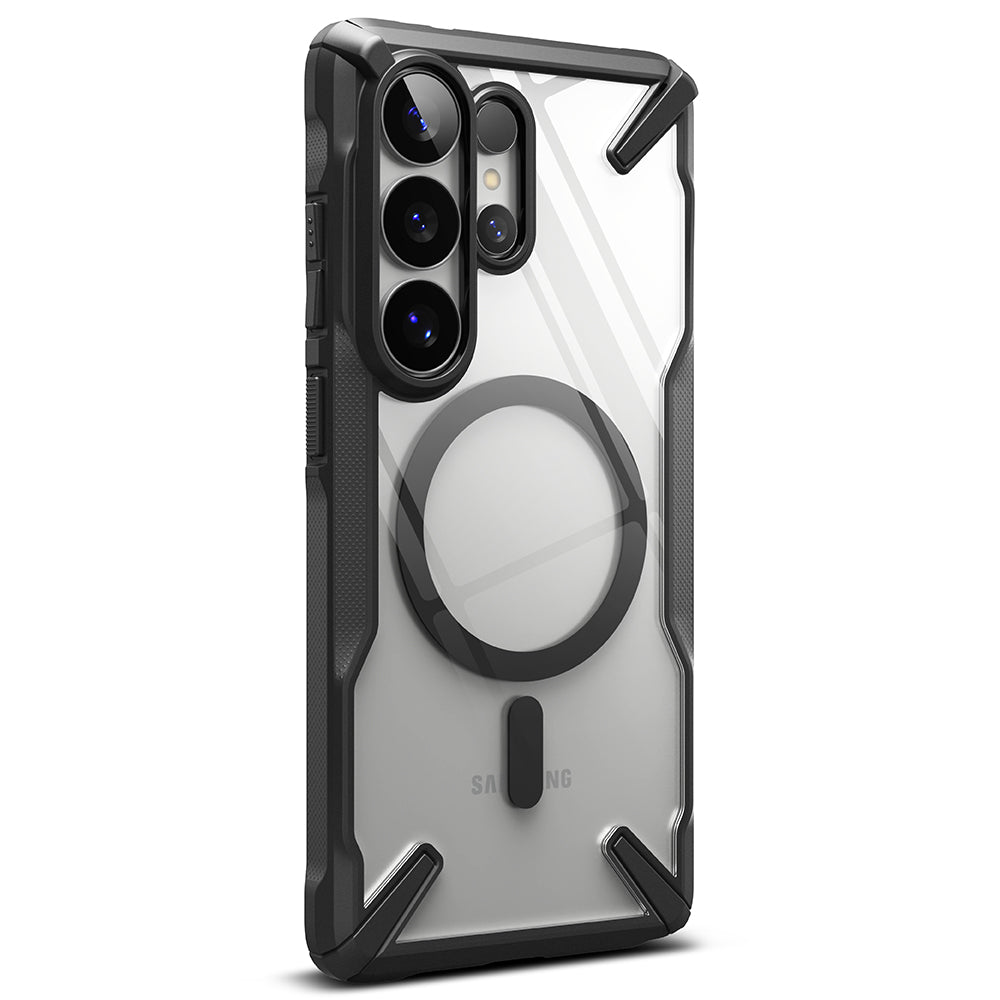 Custodia MagSafe per Samsung Galaxy S26 Ultra, Ringke, Fusion X, Nera