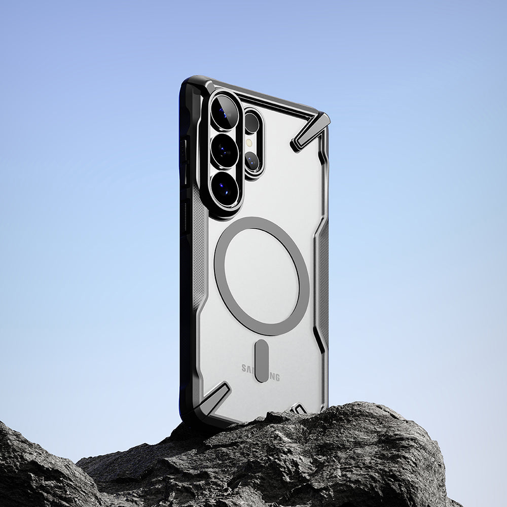 Custodia MagSafe per Samsung Galaxy S26 Ultra, Ringke, Fusion X, Nera