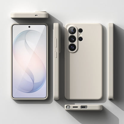 Custodia MagSafe per Samsung Galaxy S26 Ultra S948, Ringke, Silicone, Crema