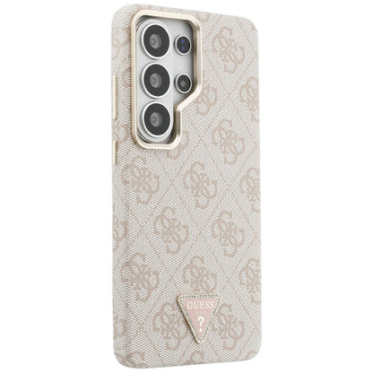 Custodia MagSafe per Samsung Galaxy S26 Ultra S948, Guess, logo triangolo 4G, Rosa