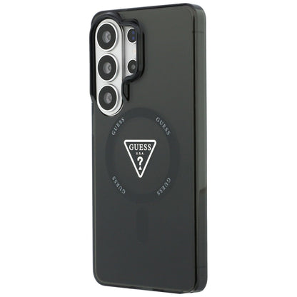 Custodia MagSafe per Samsung Galaxy S26 Ultra S948, Guess, IML Gradient Triangle Logo, Nera