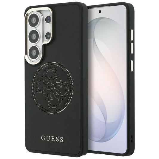 Custodia MagSafe per Samsung Galaxy S26 Ultra S948, Guess, Logo Perforato, Nera