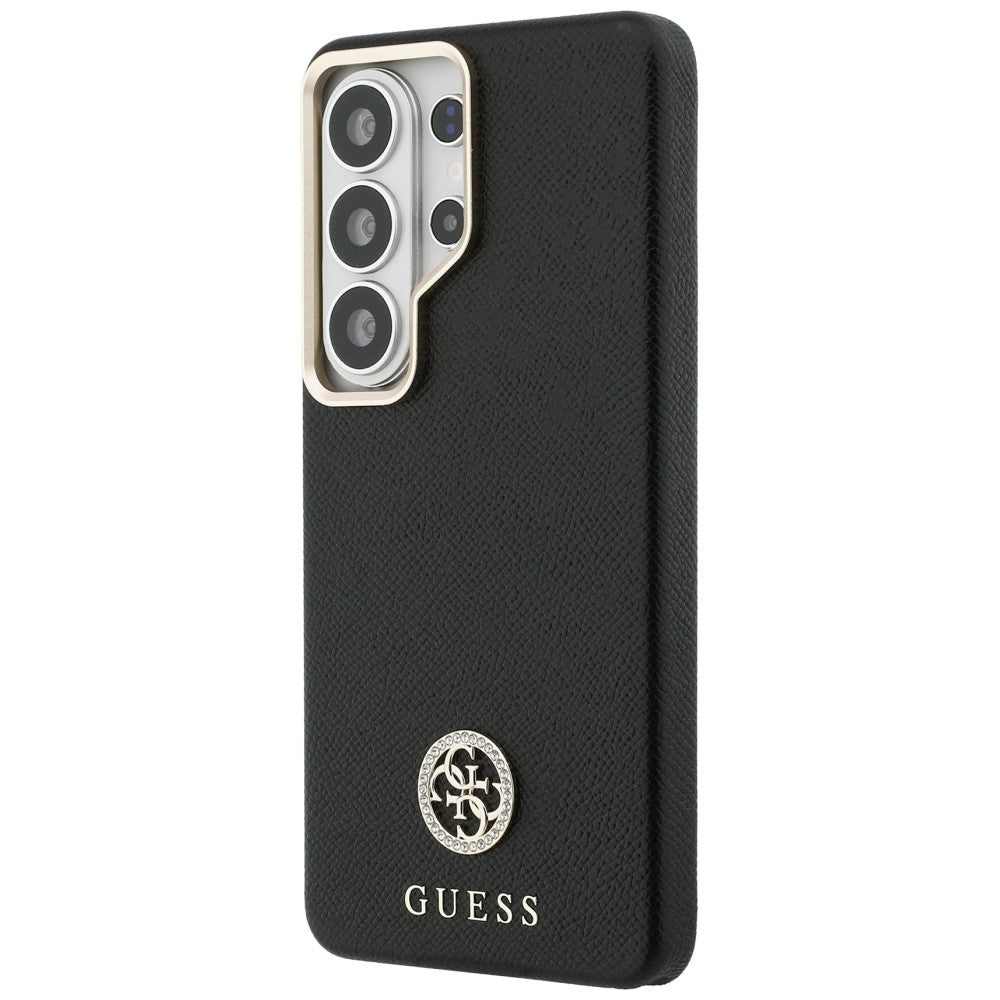 Custodia MagSafe per Samsung Galaxy S26 Ultra S948, Guess, Rhinestone Round Logo, Nera