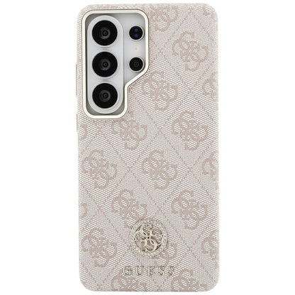 Custodia MagSafe per Samsung Galaxy S26 Ultra S948, Guess, Rhinestone Round Logo, Rosa