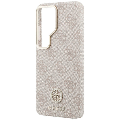 Custodia MagSafe per Samsung Galaxy S26 Ultra S948, Guess, Rhinestone Round Logo, Rosa