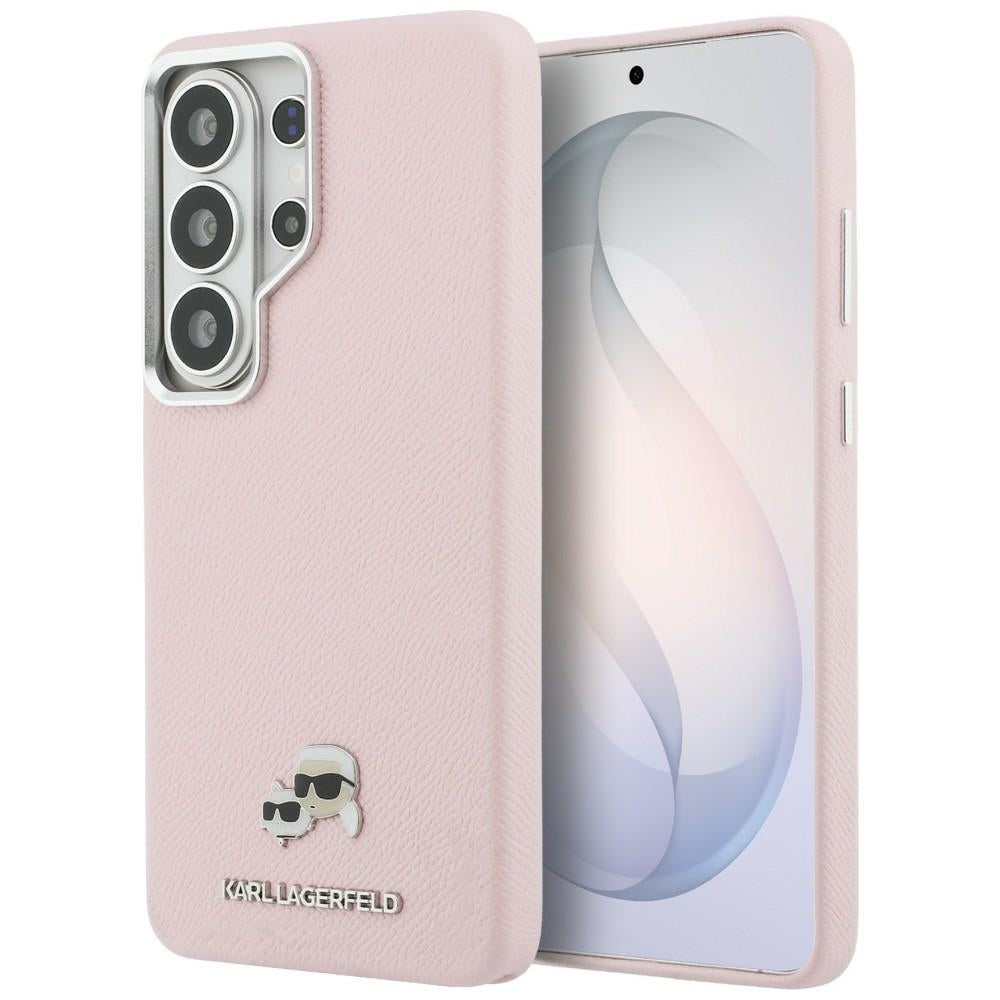 Custodia MagSafe per Samsung Galaxy S26 Ultra S948, Karl Lagerfeld, Karl & Choupette Head's Pin, Rosa