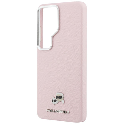 Custodia MagSafe per Samsung Galaxy S26 Ultra S948, Karl Lagerfeld, Karl & Choupette Head's Pin, Rosa
