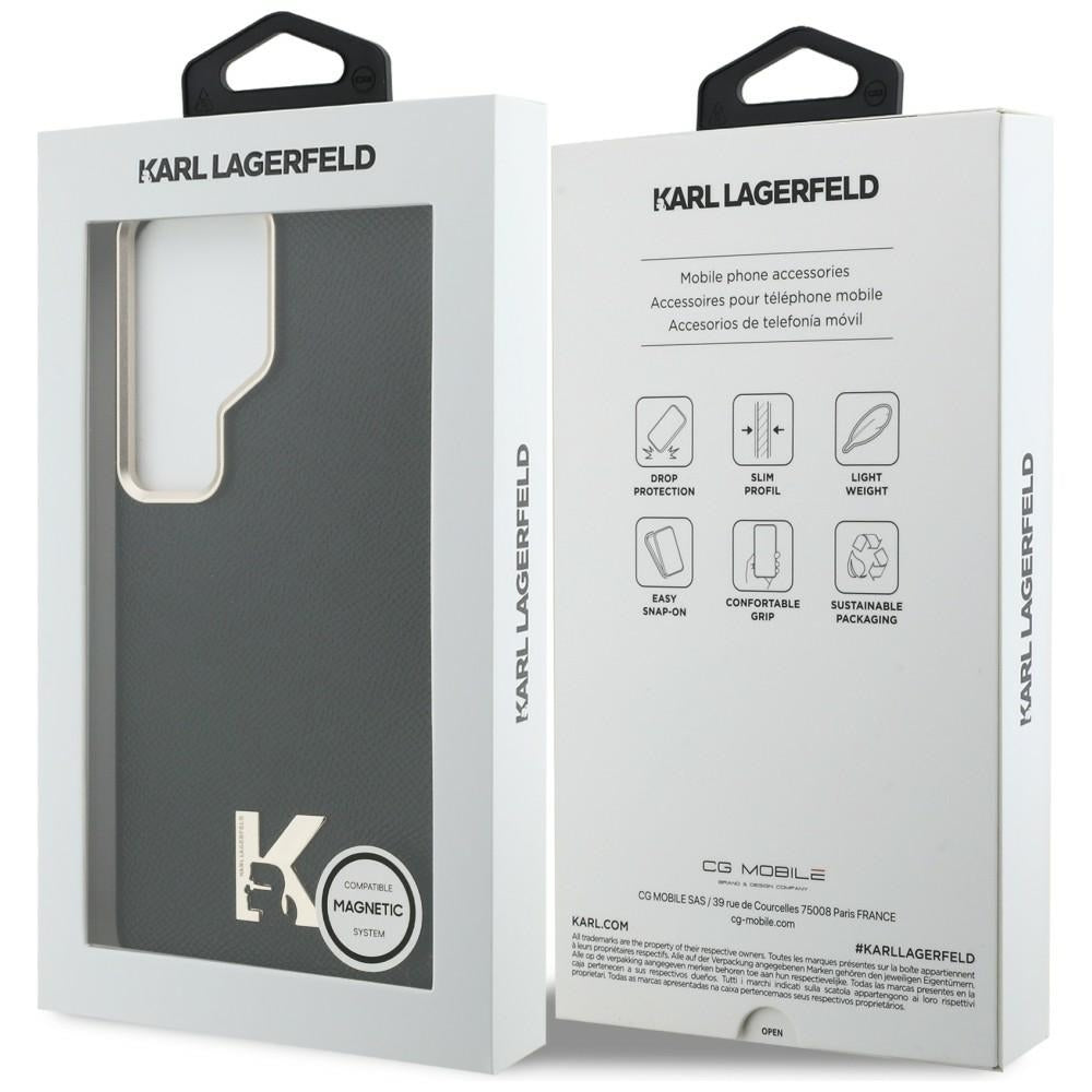 Custodia MagSafe per Samsung Galaxy S26 Ultra S948, Karl Lagerfeld, Karl Head Logo, Nera