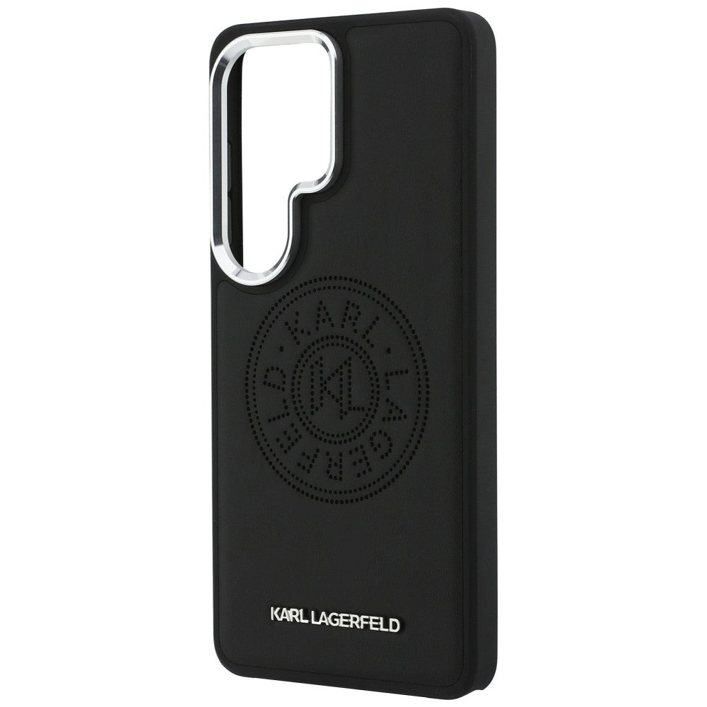 Custodia MagSafe per Samsung Galaxy S26 Ultra S948, Karl Lagerfeld, Karl Round Point Logo, Nera