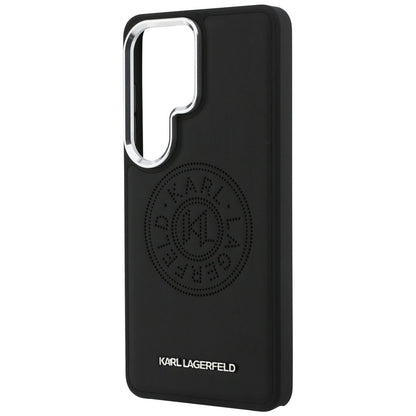Custodia MagSafe per Samsung Galaxy S26 Ultra S948, Karl Lagerfeld, Karl Round Point Logo, Nera