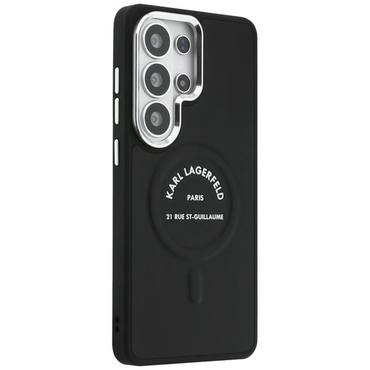 Custodia MagSafe per Samsung Galaxy S26 Ultra S948, Karl Lagerfeld, Karl RSG Logo, Nera