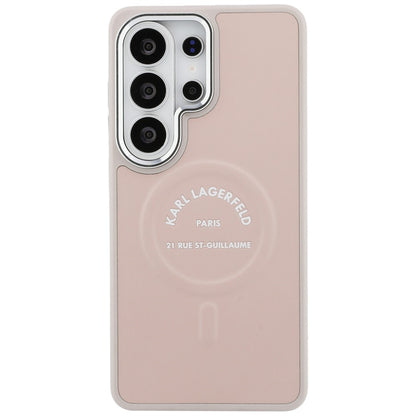Custodia MagSafe per Samsung Galaxy S26 Ultra S948, Karl Lagerfeld, Karl RSG Logo, Rosa