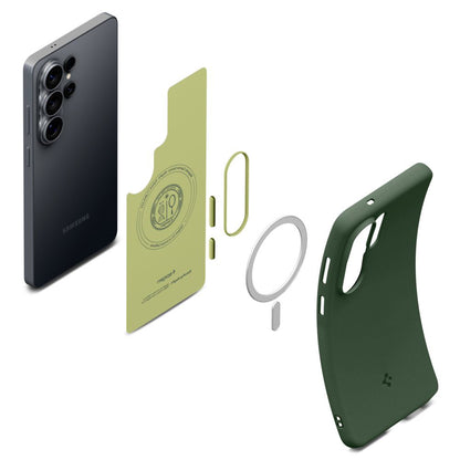 Custodia MagSafe per Samsung Galaxy S26 Ultra S948, Spigen, Caseology Nano Pop, Verde ACS11039