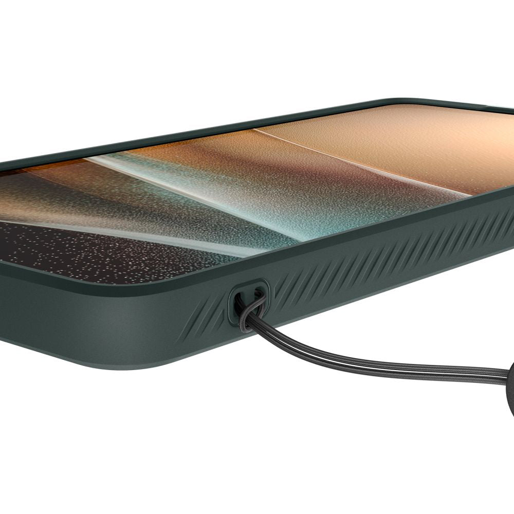 Custodia MagSafe per Samsung Galaxy S26 Ultra S948, Spigen, Liquid Air, Verde ACS10676