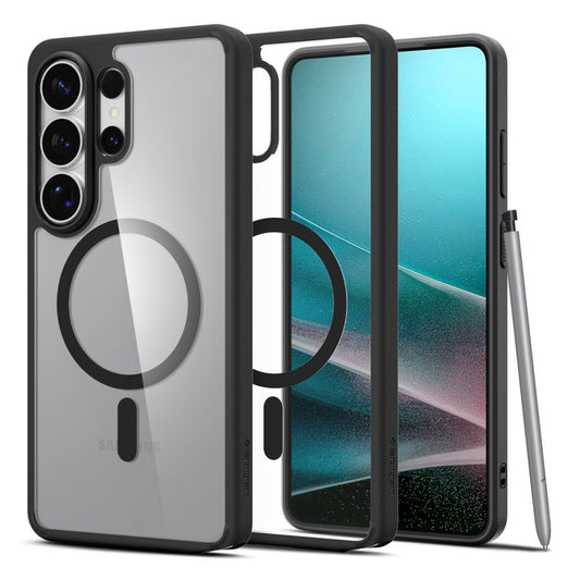 Custodia MagSafe per Samsung Galaxy S26 Ultra S948, Spigen, Ultra Hybrid, Nera Opaca ACS10680