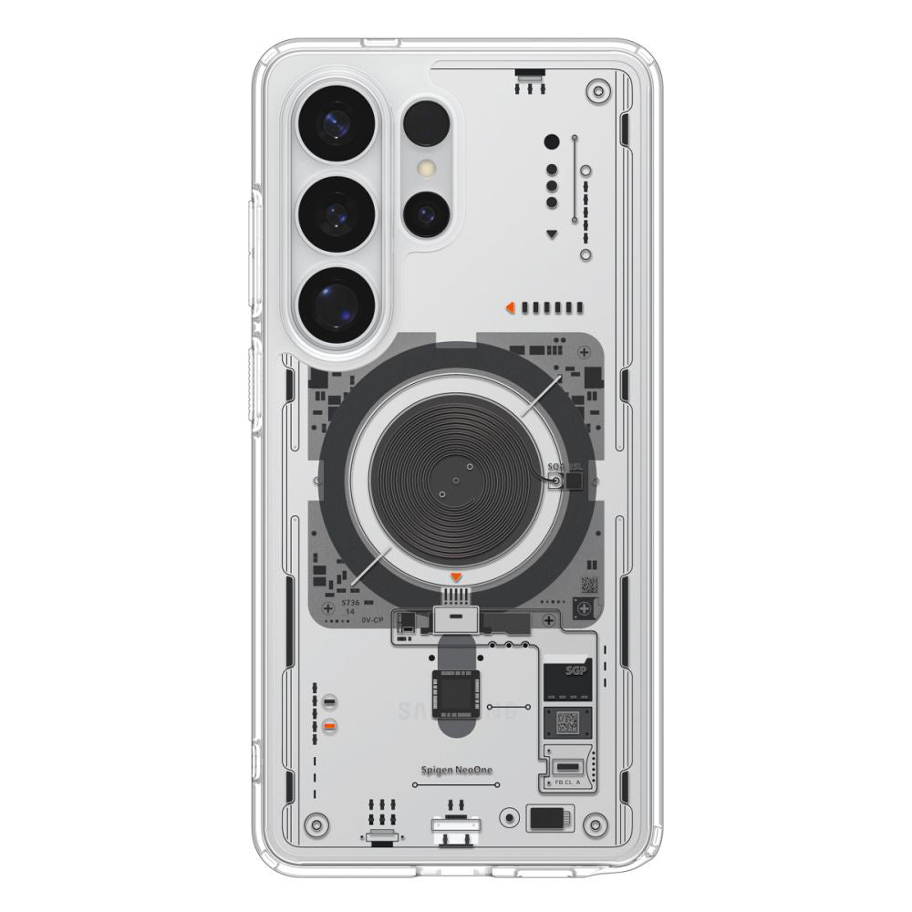 Custodia MagSafe per Samsung Galaxy S26 Ultra S948, Spigen, Ultra Hybrid Neo One, Trasparente ACS11206