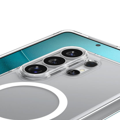 Custodia MagSafe per Samsung Galaxy S26 Ultra S948, Spigen, Ultra Hybrid, Trasparente Bianca ACS10679