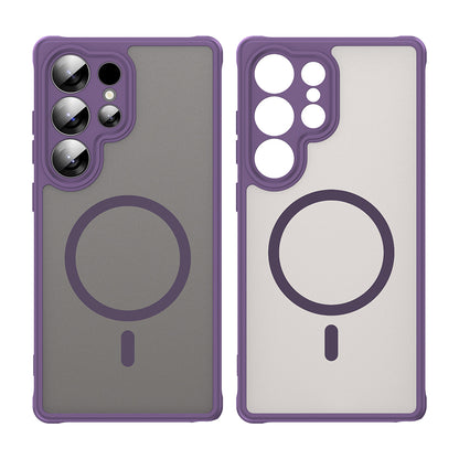 Custodia MagSafe per Samsung Galaxy S26 Ultra S948, Techsuit, HaloFrost II con aperture individuali per la fotocamera, viola