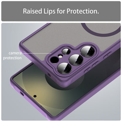 Custodia MagSafe per Samsung Galaxy S26 Ultra S948, Techsuit, HaloFrost II con aperture individuali per la fotocamera, viola