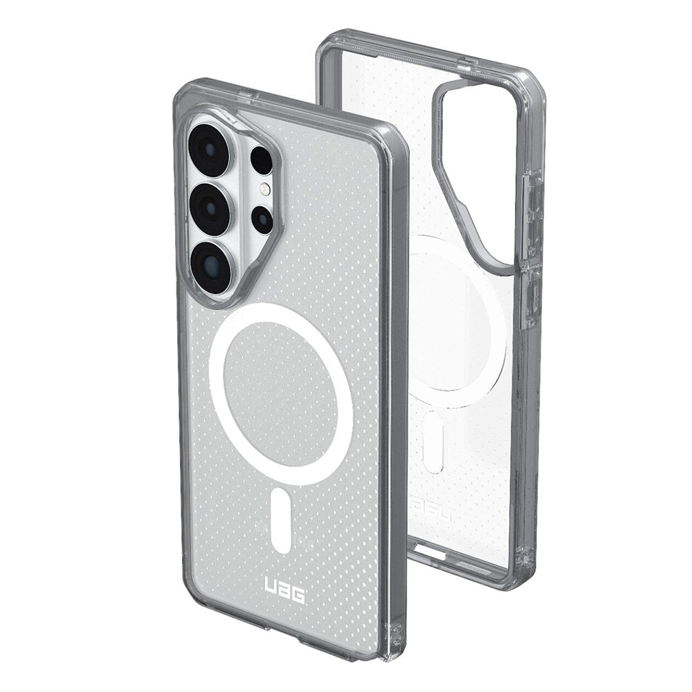 Custodia MagSafe per Samsung Galaxy S26 Ultra S948, Urban Armor Gear, Dot, Trasparente Grigia