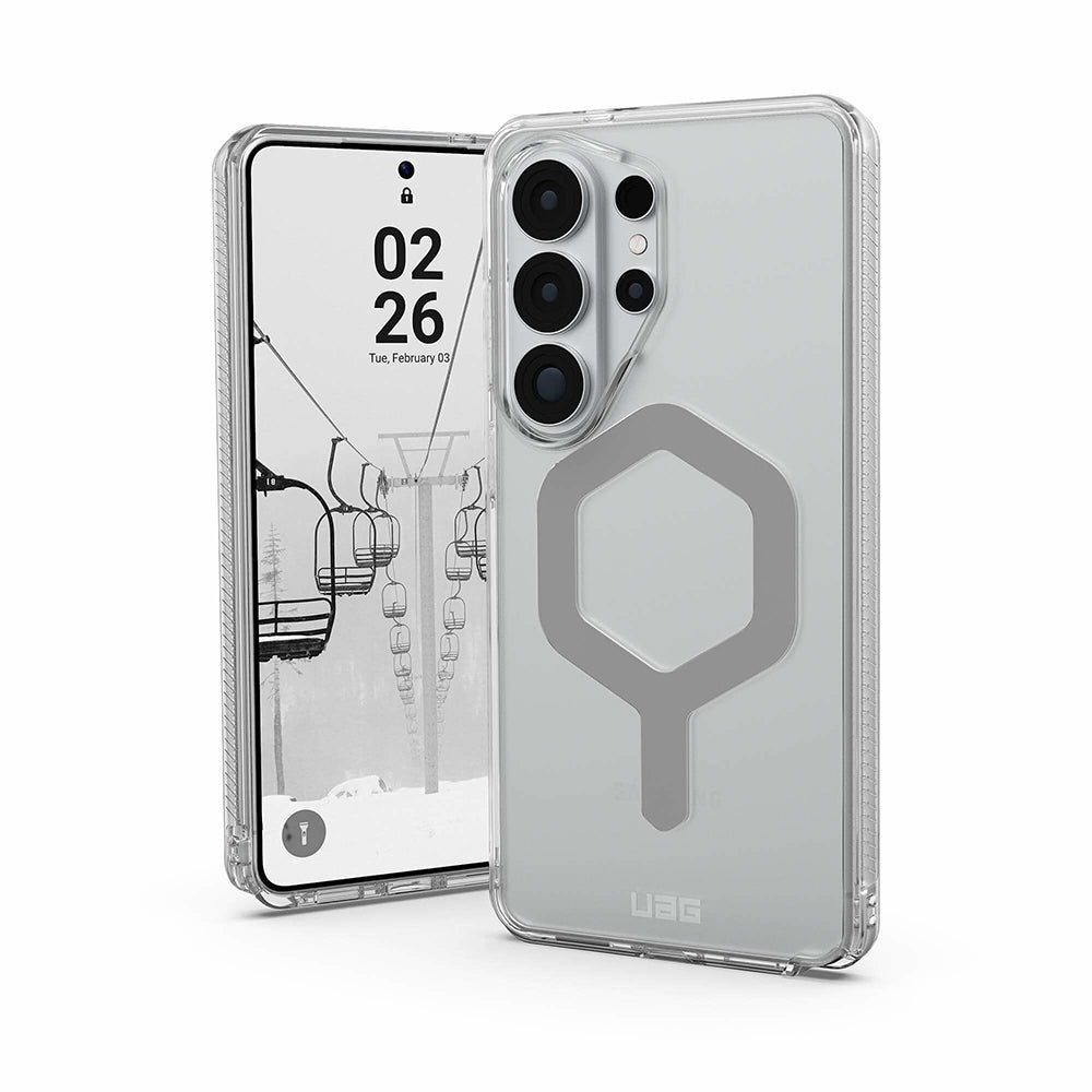 Custodia MagSafe per Samsung Galaxy S26 Ultra S948, Urban Armor Gear, Plyo, Trasparente