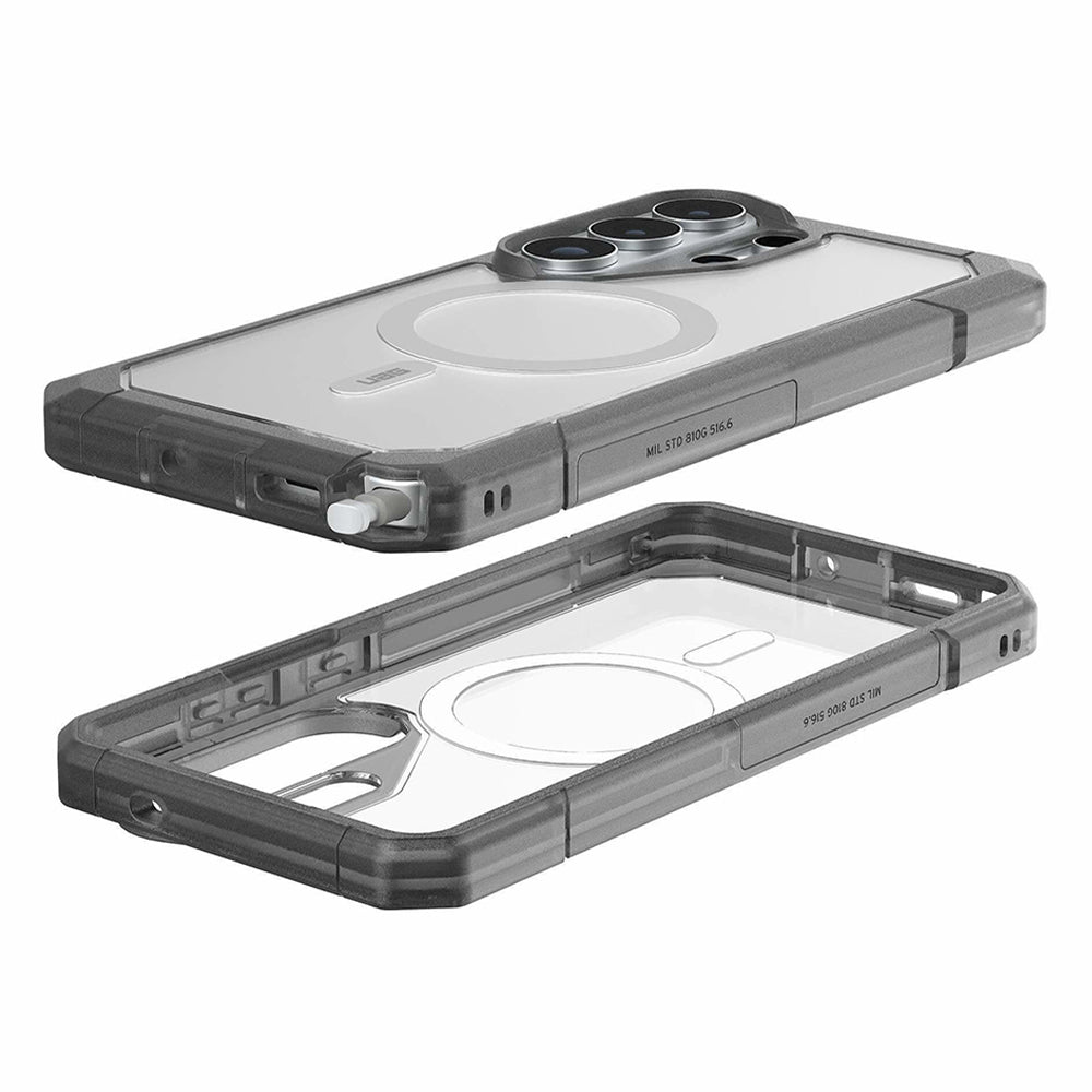 Custodia MagSafe per Samsung Galaxy S26 Ultra S948, Urban Armor Gear, Trooper, Trasparente Grigia