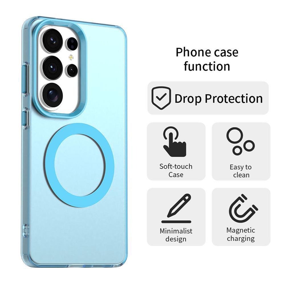 MagSafe Case for Samsung Galaxy S26 Ultra, Techsuit, CandyCase, Blue