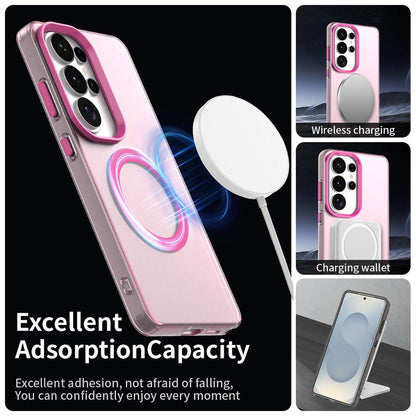 Custodia MagSafe per Samsung Galaxy S26 Ultra S948, Techsuit, CandyCase, Rosa