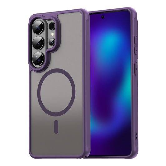 Custodia MagSafe per Samsung Galaxy S26 Ultra, Techsuit, HaloFrost II, Viola
