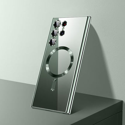 Custodia MagSafe per Samsung Galaxy S26 Ultra, Techsuit, Luxury Crystal, Nera