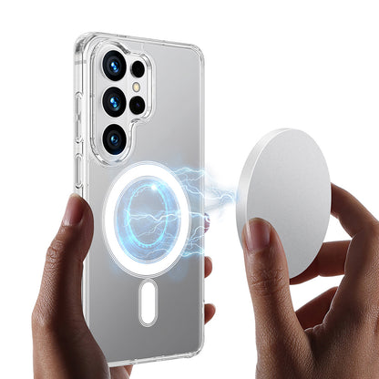 Custodia MagSafe per Samsung Galaxy S26 Ultra, Techsuit, Pro, Trasparente
