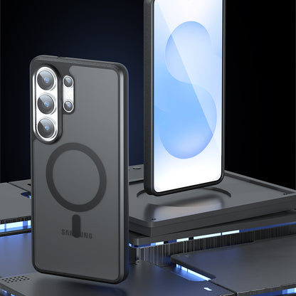Custodia MagSafe per Samsung Galaxy S26 Ultra S948, Techsuit, PureFrost, Nera Satinata