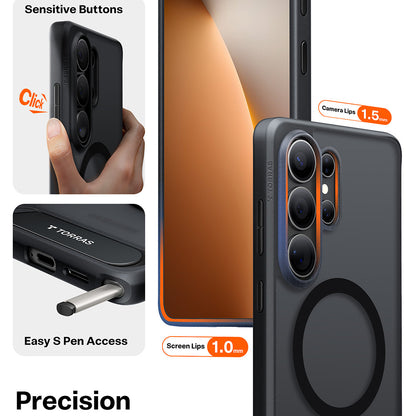 Custodia MagSafe per Samsung Galaxy S26 Ultra, Torras, Pstand, Nera