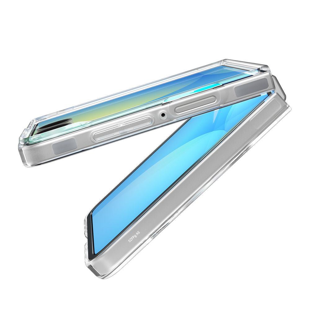 Custodia MagSafe per Samsung Galaxy Z Flip7 F766, Spigen, Air Skin, Trasparente ACS09556