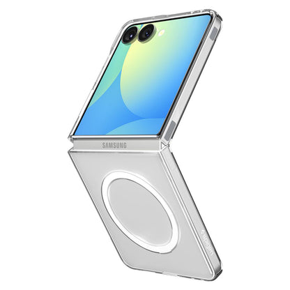 Custodia MagSafe per Samsung Galaxy Z Flip7 F766, Spigen, Air Skin, Trasparente ACS09556