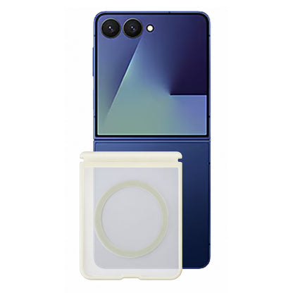 Custodia MagSafe per Samsung Galaxy Z Flip8 F776, Blueo, Skin Friendly Anti-Drop, Grigio Satinato