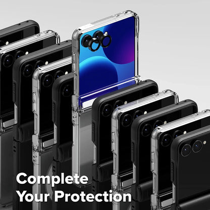 Custodia MagSafe per Samsung Galaxy Z Flip8 F776, Ringke, Onyx Flap, Nera