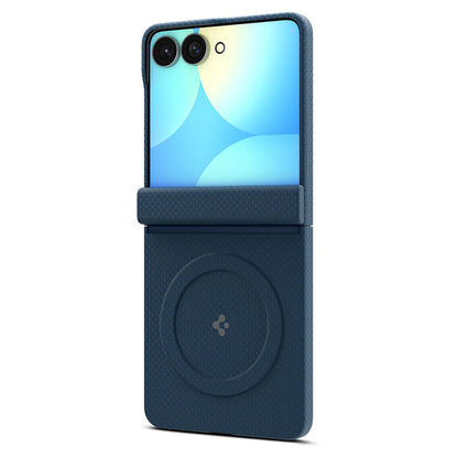 Custodia MagSafe per Samsung Galaxy Z Flip8 F776, Spigen, Air Skin, Blu Navy ACS11514
