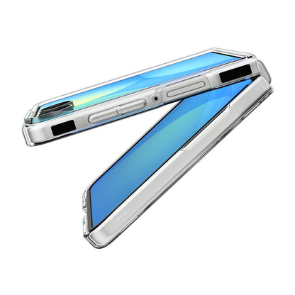 Custodia MagSafe per Samsung Galaxy Z Flip8 F776, Spigen, Air Skin, Trasparente Bianca ACS11521