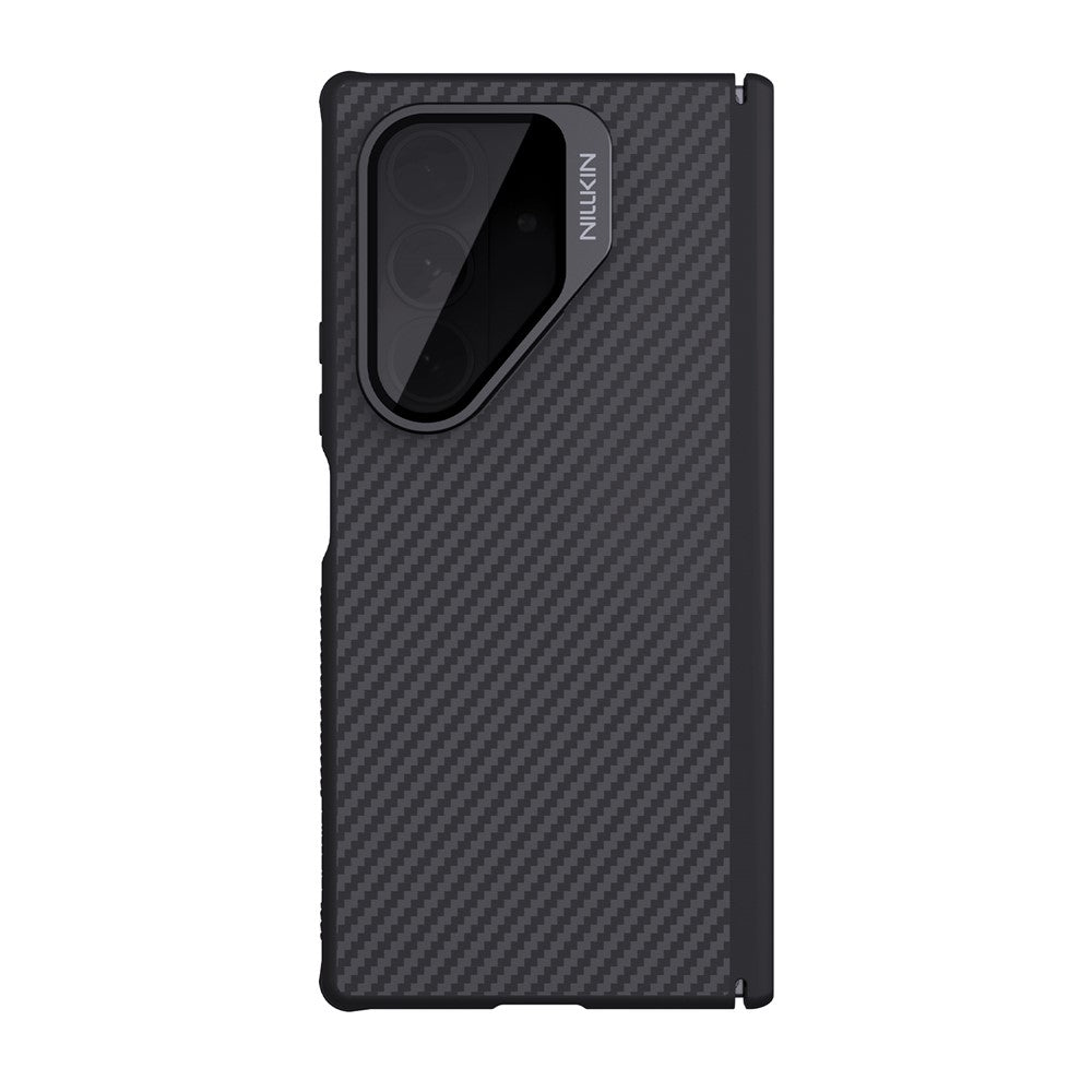 Custodia MagSafe per Samsung Galaxy Z Fold7 F966, Nillkin, CarboProp con copriobiettivo trasparente nero, nera