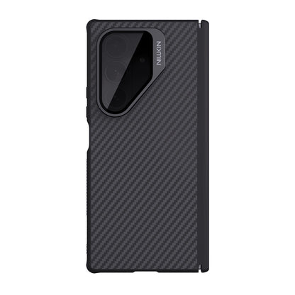 Custodia MagSafe per Samsung Galaxy Z Fold7 F966, Nillkin, CarboProp con copriobiettivo trasparente nero, nera