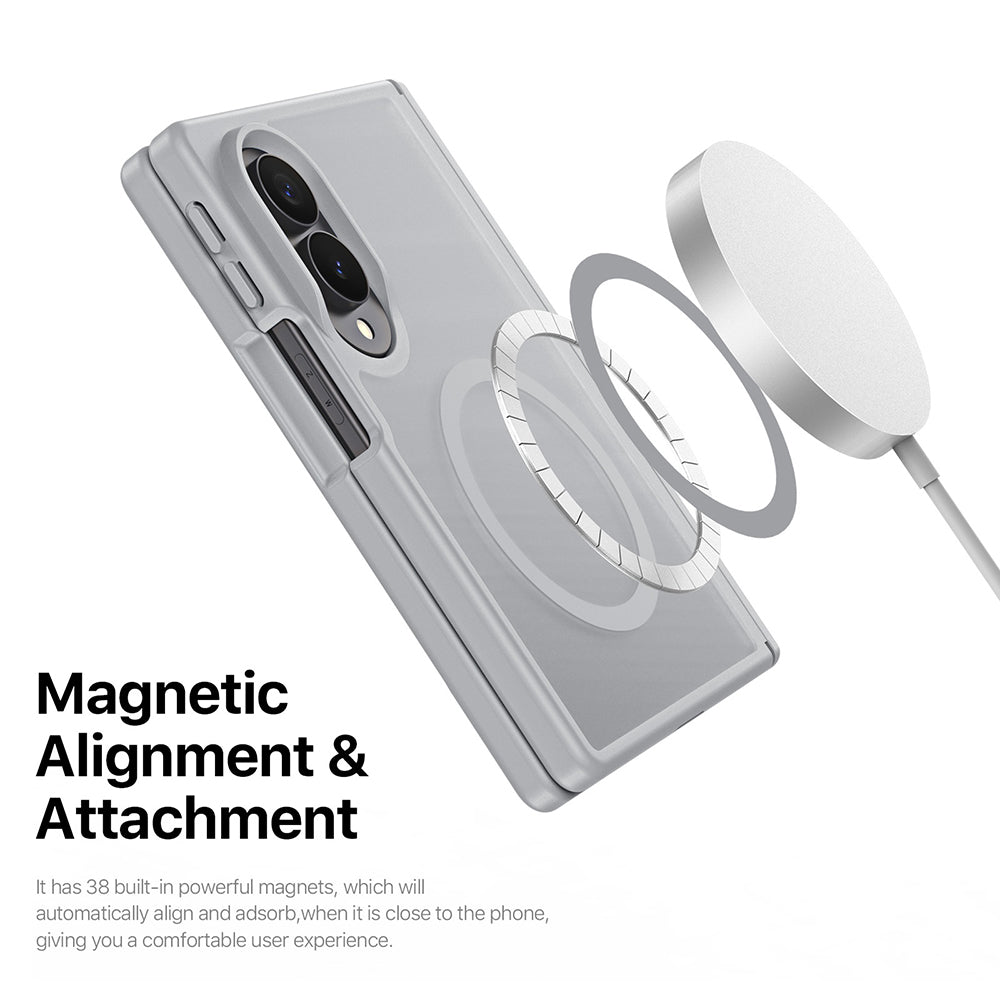 Custodia MagSafe per Samsung Galaxy Z Fold8 F971, DUX DUCIS, Yind, Blu Scuro