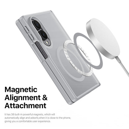 Custodia MagSafe per Samsung Galaxy Z Fold8 F971, DUX DUCIS, Yind, Blu Scuro