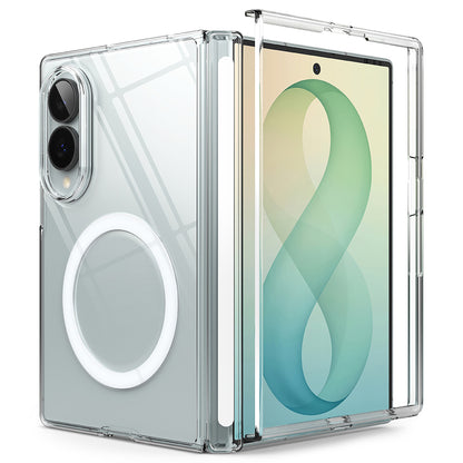 Custodia MagSafe per Samsung Galaxy Z Fold8 F971, Ringke, Fusion Air Flap, trasparente